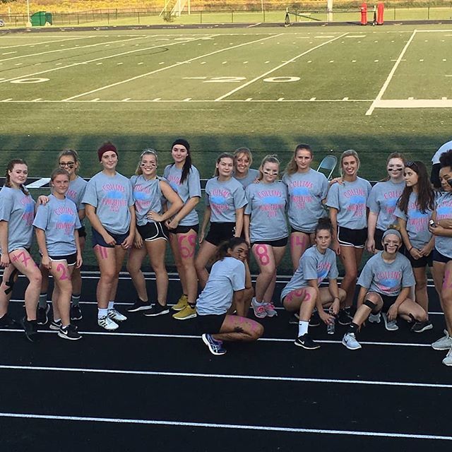 Supporting our very own Mary Grace Vest at the Powder Puff game tonight! ift.tt/2pp1M0D