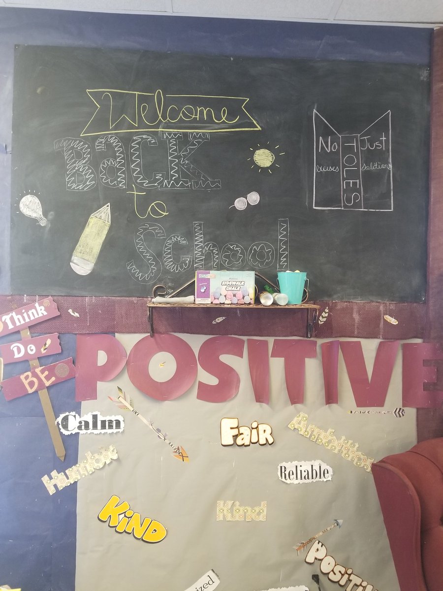 Art work by student for #BackToSchool2018 love💙 that I made this chalkboard for my class.🙌 #oldstyle #TeamBCSD