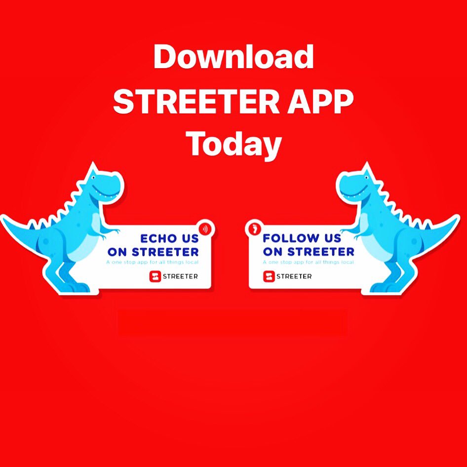 Streeter_app's tweet photo. Download the streeter app today #tech #startups #locationbase #echo https://t.co/1QUw89bufs