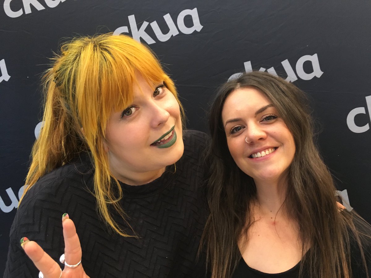 Had such a blast with <a href="/hellobegonia/">Begonia</a> today, we're gonna do it again tomorrow! Tune in 4-6pm for Part 2! And see her and <a href="/royalcanoe/">Royal Canoe</a> live in #yyc tonight at the <a href="/HifiClub/">The Hifi Club</a>