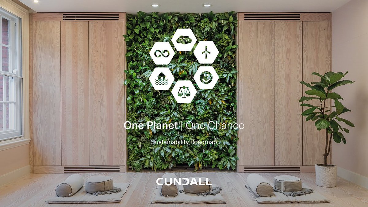 We only have one planet and limited time to act, this is our chance to make a positive difference.  Cundall launch industry leading sustainability roadmap, One Planet, One Chance. 

#OnePlanetOneChance #SustainabilityStrategy 
cundall.com/News/One-Plane…