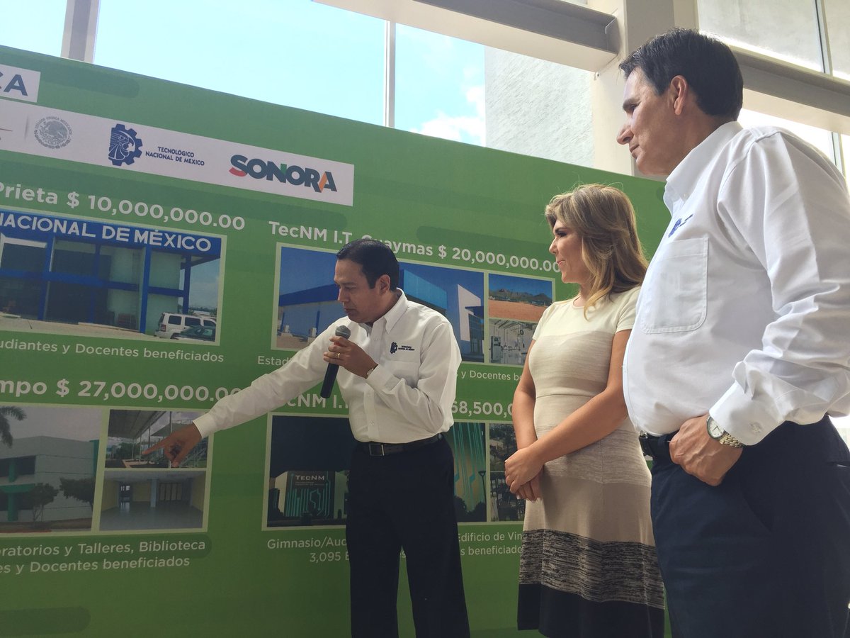 TecNMHermosillo's tweet photo. Inicia la ceremonia de inauguración del primer laboratorio de #CITISA perteneciente al @TecNMOficial y que se localiza en terrenos aledaños a #ITH
Bienvenida @claudiapavlovic y @MQuinteroq https://t.co/TWmZualAgF