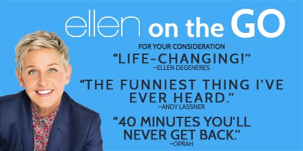 TheEllenShow's tweet image. The reviews are in. @AndyLassner @Oprah ellen.tv/2OviuGG
