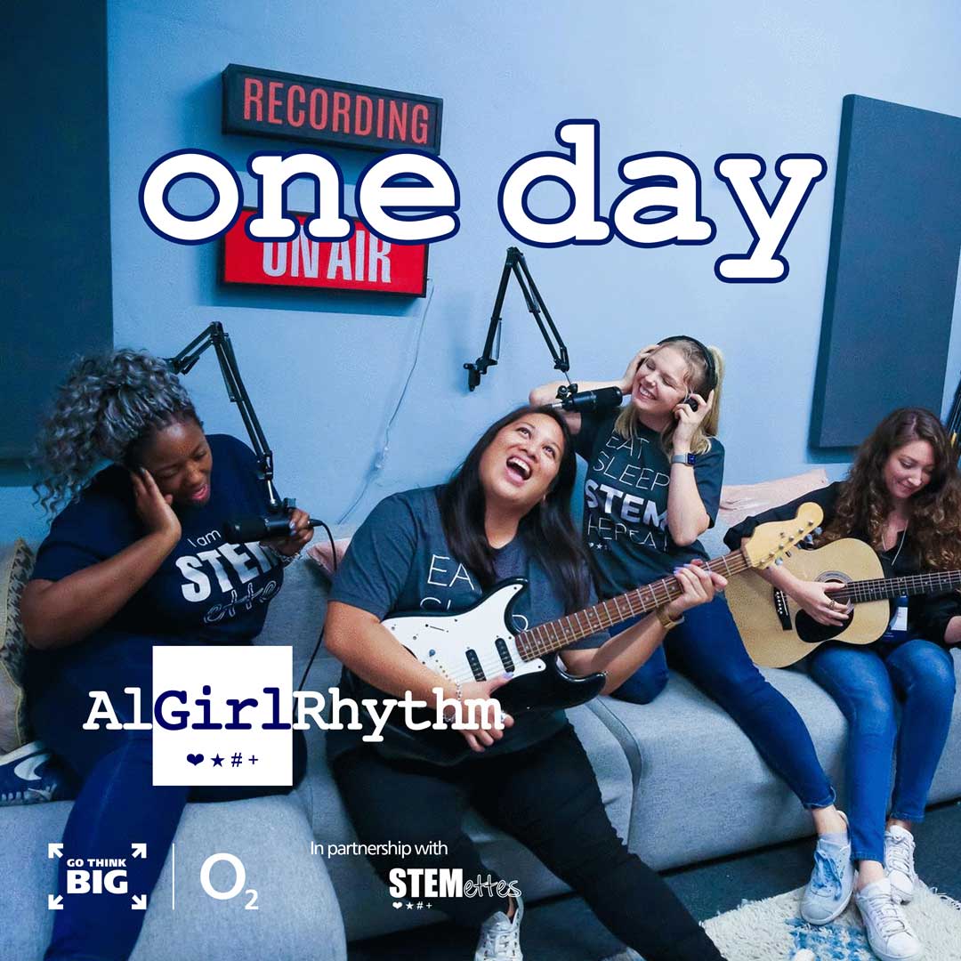 Stemettes's tweet photo. ONE DAY UNTIL Go Think Big's #AlGirlRhythm 🙌 🙌 🙌 

Music and tech event run by @GoThinkBig, @O2 and Stemettes in Scotland!

Skills, contacts, funding and mentoring in the music and tech world https://t.co/ODCrHcfA9M 

#MusicalLassies
#LassiesInSTEM
#STEM https://t.co/R0ARvVGbFi