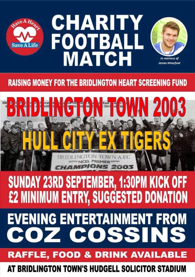 Harps69's tweet photo. Huge thank you to @hainsworthpark golf club for kindly donating a 4 ball voucher for the game ❤⚽️👍🏼#bridlingtonheartscreening #extigers #bridtown https://t.co/0tZmeAhoq4