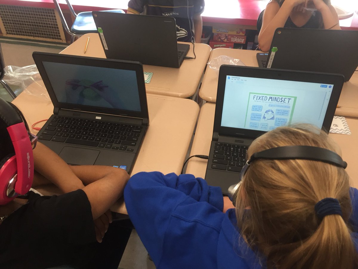 Winning4th's tweet image. Working through a hyper doc to learn about growth and fixed mindsets #100%engagement