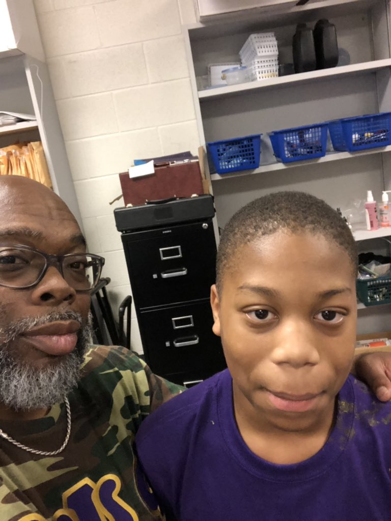 ColemanBand's tweet photo. One of my scholars decided to dress like me and make his own Omega shirt.. https://t.co/Fvxjva5kHO
