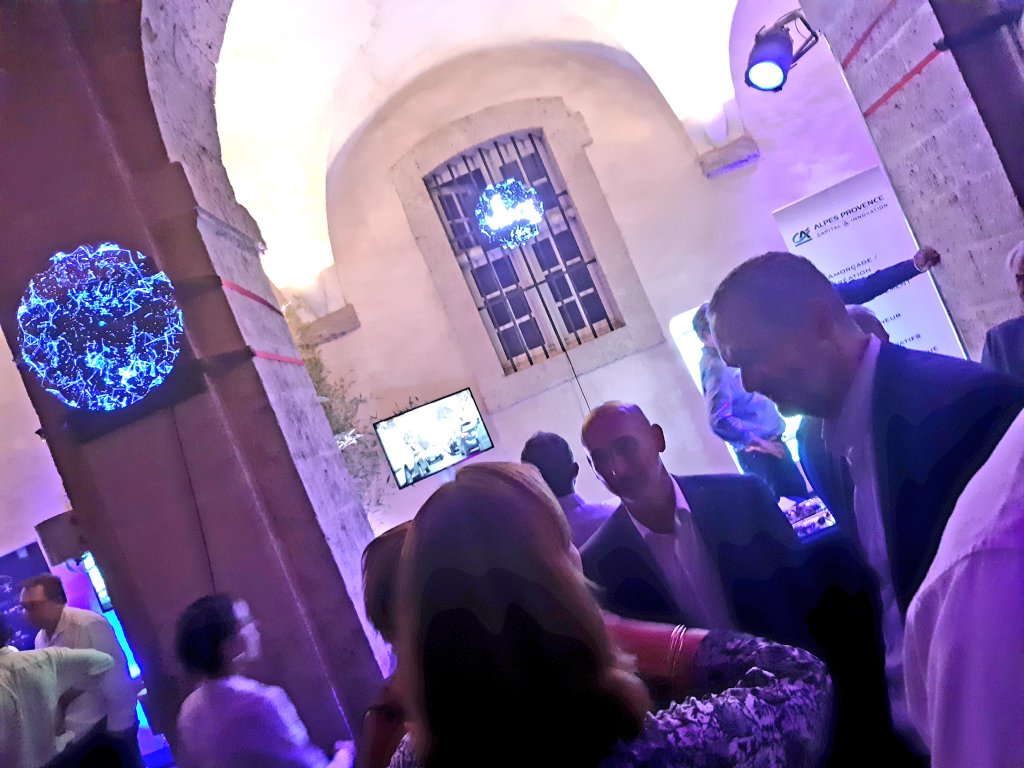 CA_alp_prov's tweet image. En direct de la soirée #GO2018, nos équipes Capital &amp;amp; Innovation by Crédit Agricole Alpes Provence reçoivent nos élus, clients, partenaires et startups accompagnées, sur leur espace dédié pour un moment de convivialité au coeur du Panier, à la Vieille Charité.