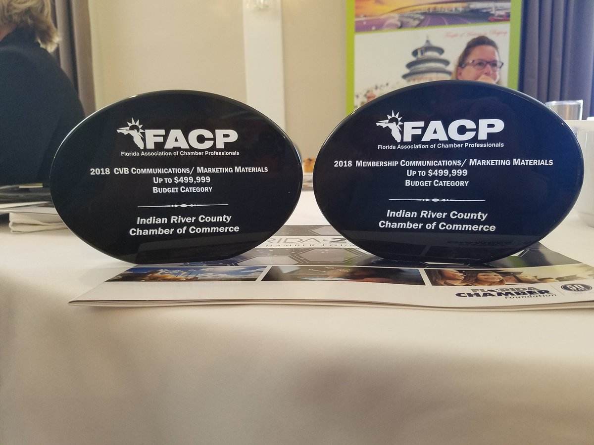 DoriStone11's tweet photo. So proud of my @IRCChamber team for two FACP awards! Way to go!! https://t.co/tBhgmYhbl4