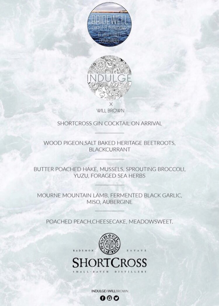 Our next Supperclub with <a href="/WillBrownSH1/">Will Brown</a> is now on sale! Get in touch for more info and tickets  #BelfastHour <a href="/BelfastHourNI/">#BelfastHour</a>