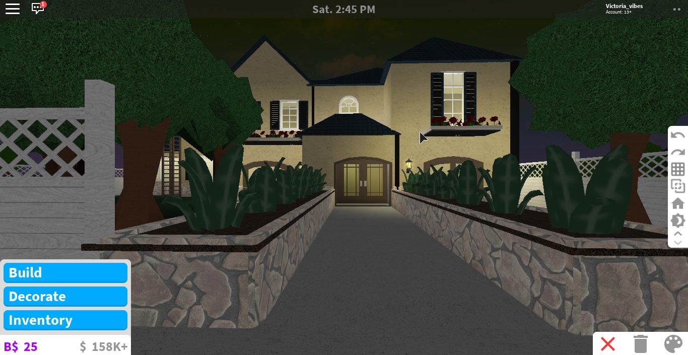 Current exterior of a manor I've been working on for the past 2 days. : r/ Bloxburg