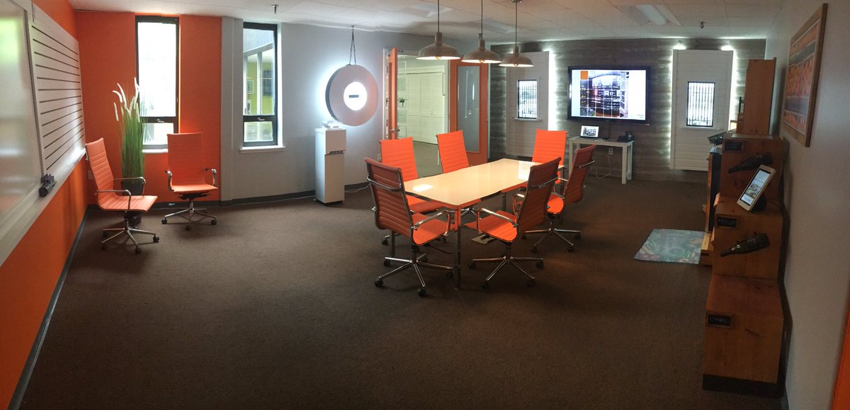 We’re not your grandfathers Visual Creations anymore... check out our new conference room #retail #Manufacturing