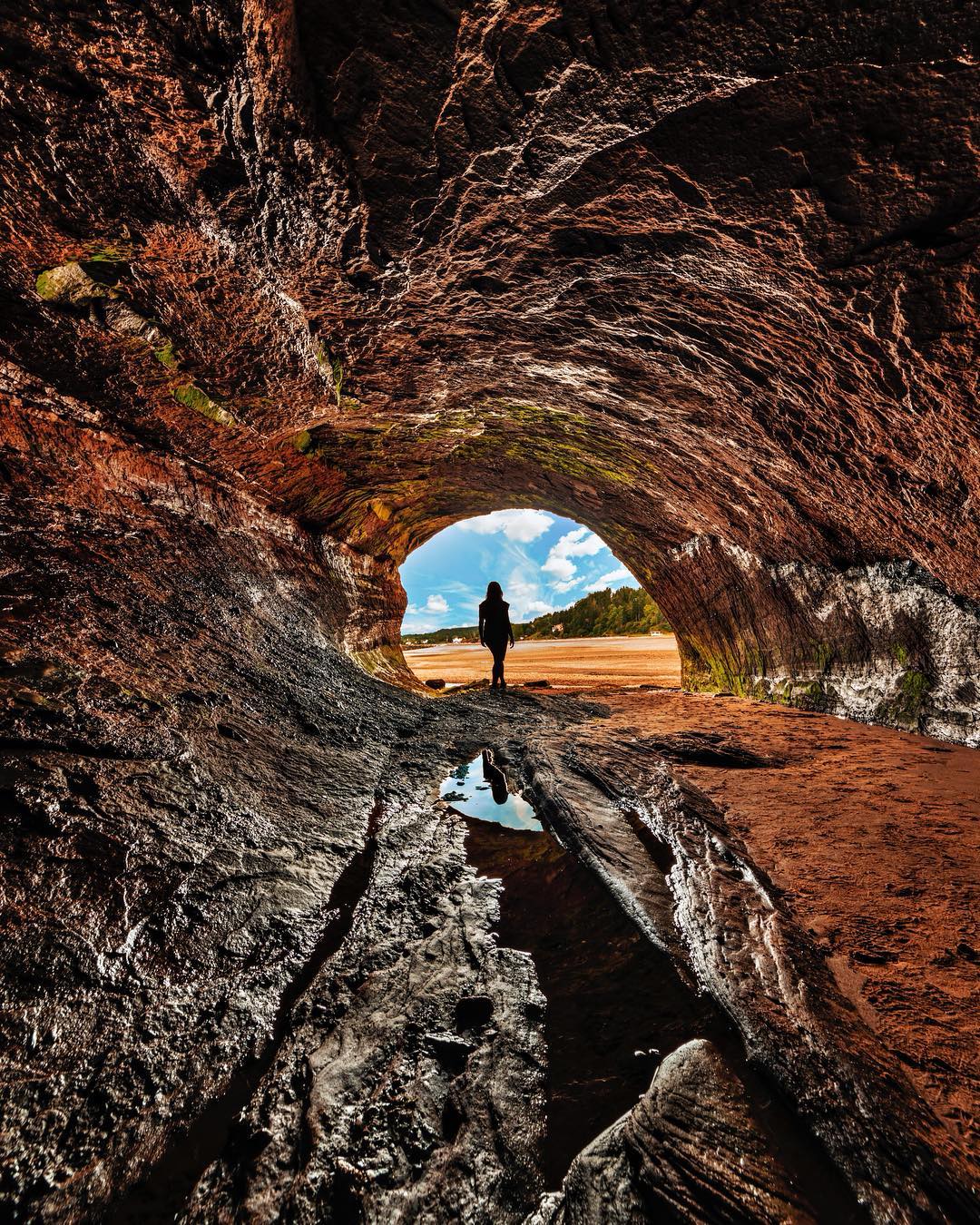 The Sea Caves of the Bay of Fundy