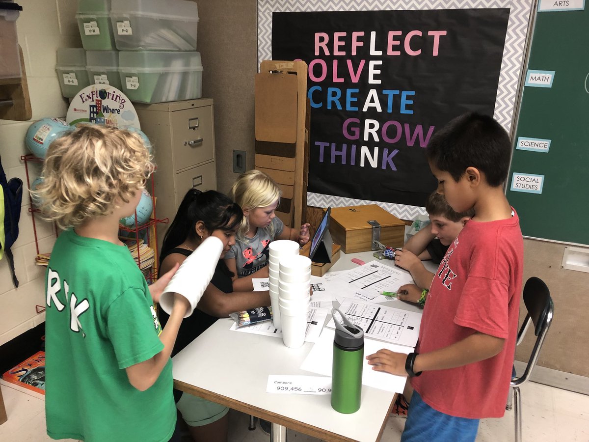 Ss used teamwork, place value knowledge, and critical thinking skills to try and breakout.