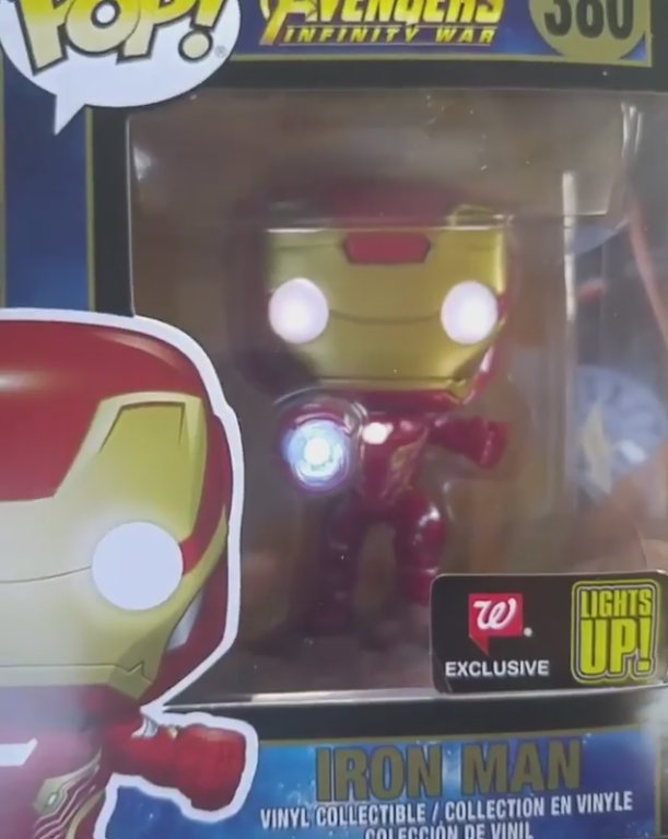 walgreens iron man light up