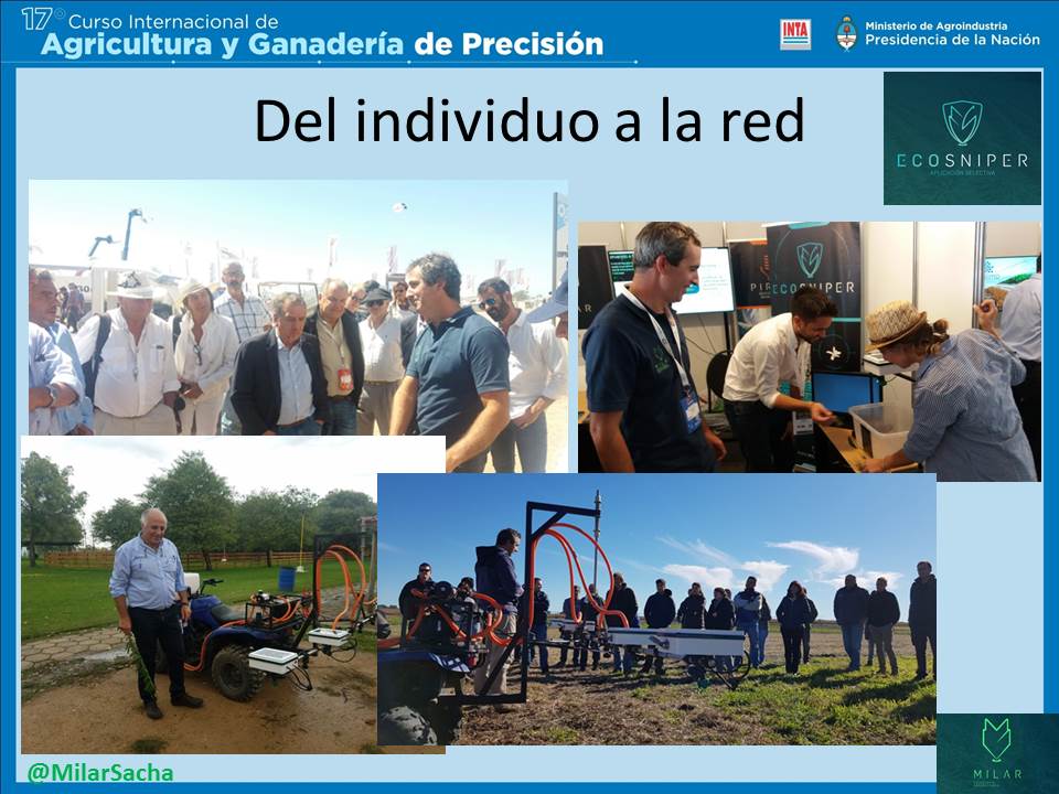 MilarAgroTech's tweet photo. 08- #CursoAP2018 presentación de #Milar #EcoSniper van los slides para quienes no pudieron estar! @INTAAgroind https://t.co/pIeV1CUZHR