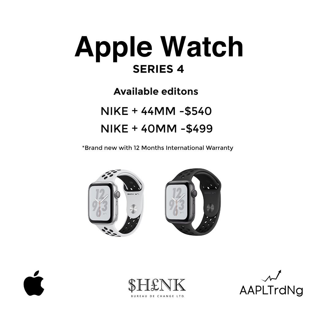 series 4 nike 44mm