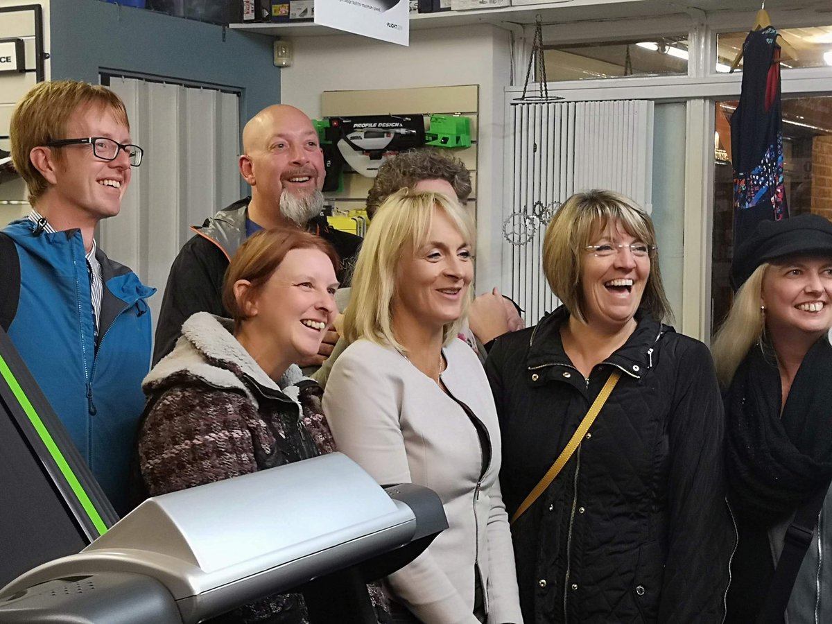 runswimtri's tweet photo. Thank you to all those that turned out on such a wet, windy evening.  Triactive is now officially relaunched and everyone enjoyed chatting with @louiseminchin and getting their books signed. #triactive https://t.co/17EAxZSUYA
