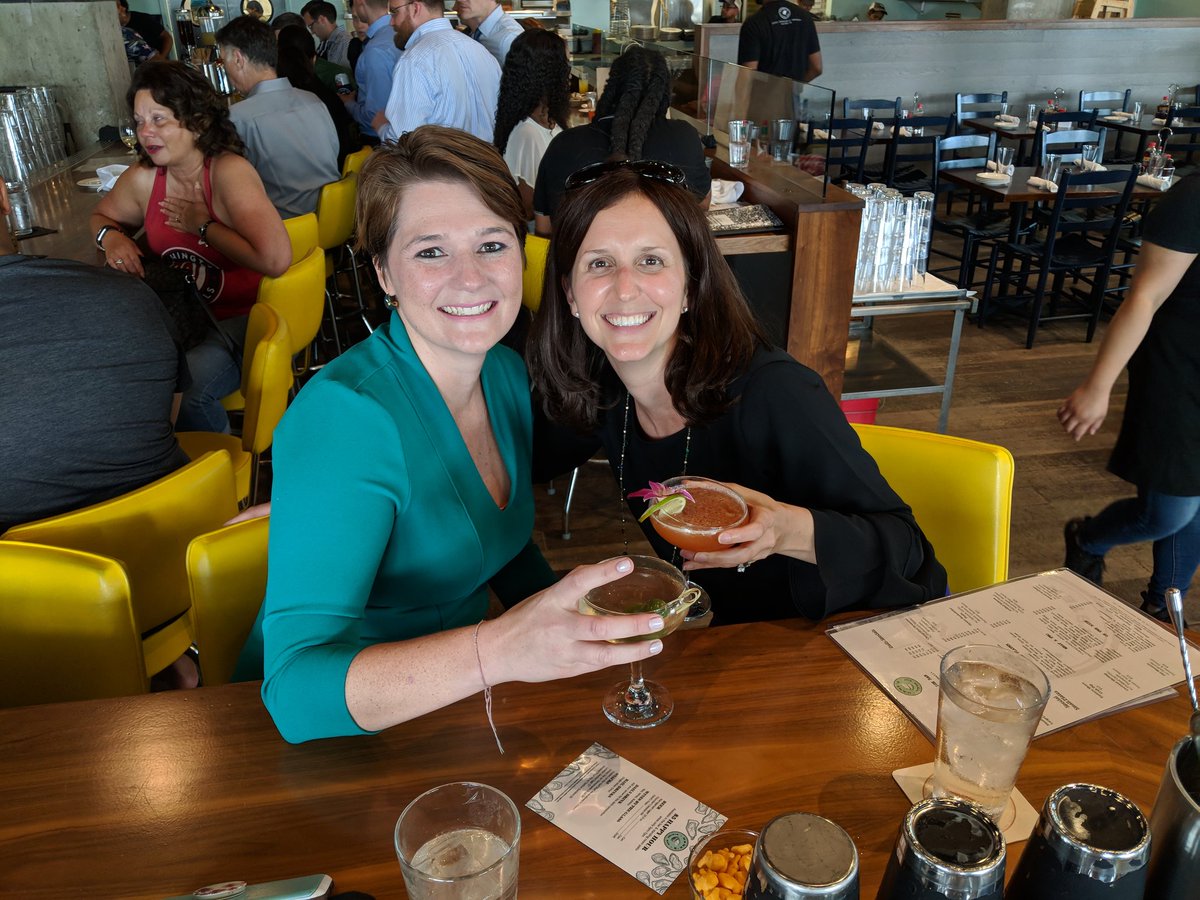 Long-awaited celebratory drink with the one and only @katehoughtonAYA! So proud to be working alongside <a href="/heycriticalmass/">Critical Mass</a> on student loan deferment. (And in case you can't see it, there is glitter in my drink...which obviously makes it even better.) #cancerFIERCE  #cancerisntfree