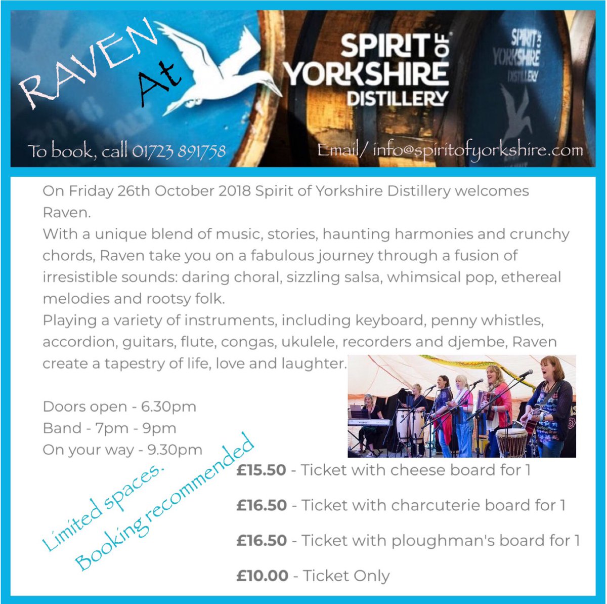 SingingRavens's tweet photo. @SpiritYorkshire #hunmanby https://t.co/BroINWvwqC