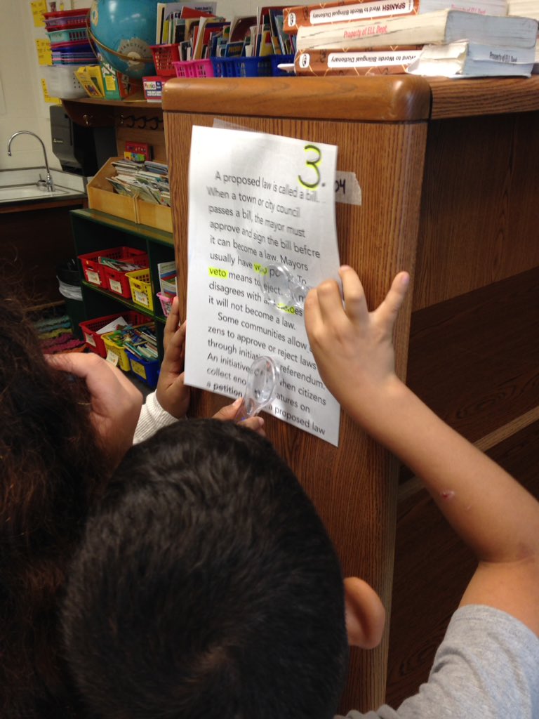 Chel_Brad's tweet photo. Students hunt for context clues as we rock our school! #GetYourTeachOn #rockyourschool #GatorsDeserveIt19 https://t.co/L8NSnzRj2F
