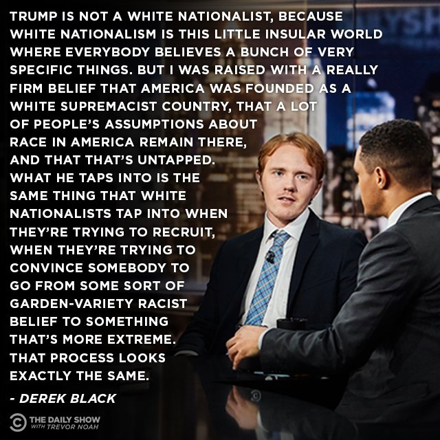 Is Donald Trump a white nationalist? Former white nationalist @RDerekBlack weighs in: on.cc.com/2NrMs1Y