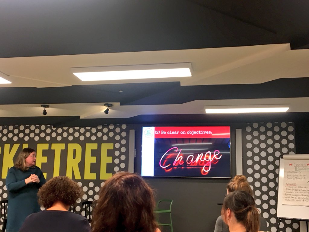 ChloeHealy14's tweet photo. “When setting out to use tech or anything for positive social impact you must remain clear on your objectives“ @mairinmurray @techforgood @GirlCrewHQ #GirlCrewPro 🌟🌱 https://t.co/1iLgONILvB