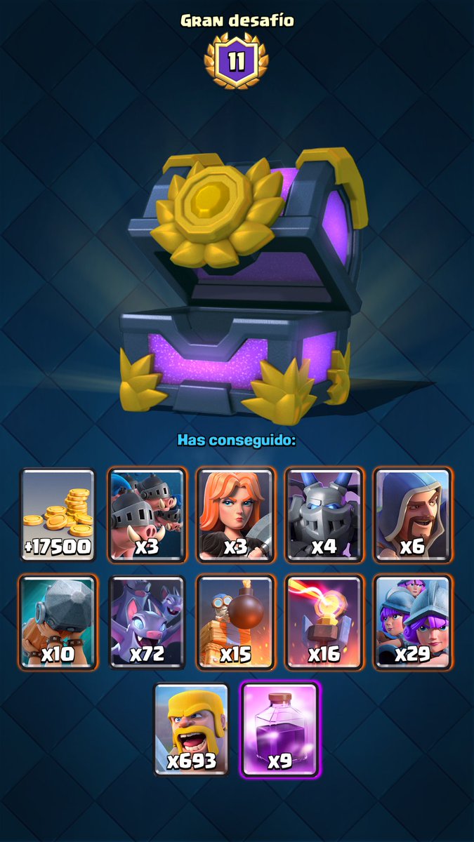 Llevaba rato sin jugar uno de estos y me sale este cofre 😢, ahora a esperar meses hasta juntar otras 100 gemas  #brigdespamop