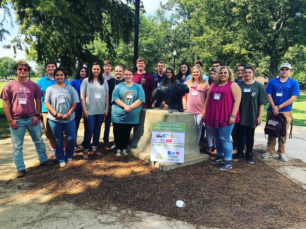 We enjoyed having students visit us on campus today for Teach Ag Day. We had a great turn out and a great time showing potential students what a day in the life of an agriculture education major looks like. A big thank you to everyone who attended! #TeachAg #Tagged18