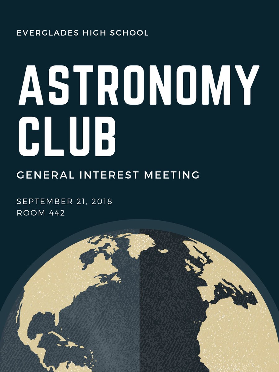 EHSAstroClub's tweet photo. Brief general interest meeting tomorrow right after school in Coach P’s room! https://t.co/vyq2buAX06