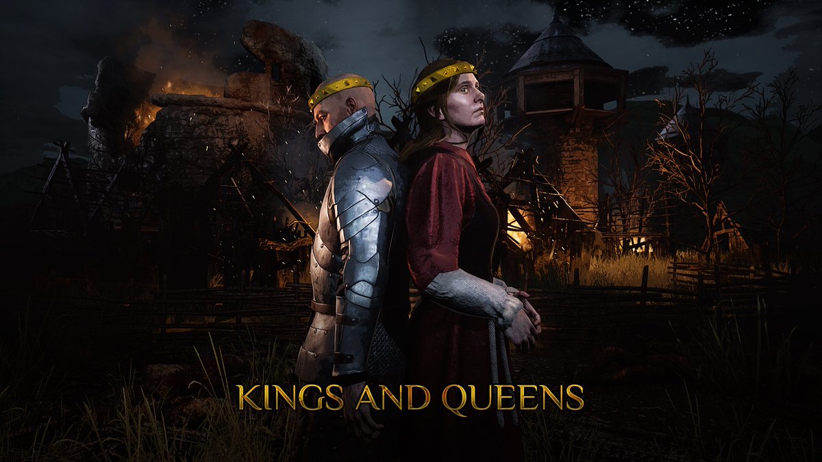 PlayBlackDeath's tweet photo. 👑Update V0.34 - Kings and Queens👑

Check out our latest update with our handy sticky post!

https://t.co/0Bsv0kPLjT

✅ New Royalty Profession
✅ New Renown Mechanic
✅ Profession Switching
✅ New Building Recipes
✅ Fixes, Balancing &amp; MORE!

#IndieDev #GameDev #UE4 #Survival https://t.co/Xphp1upUfN