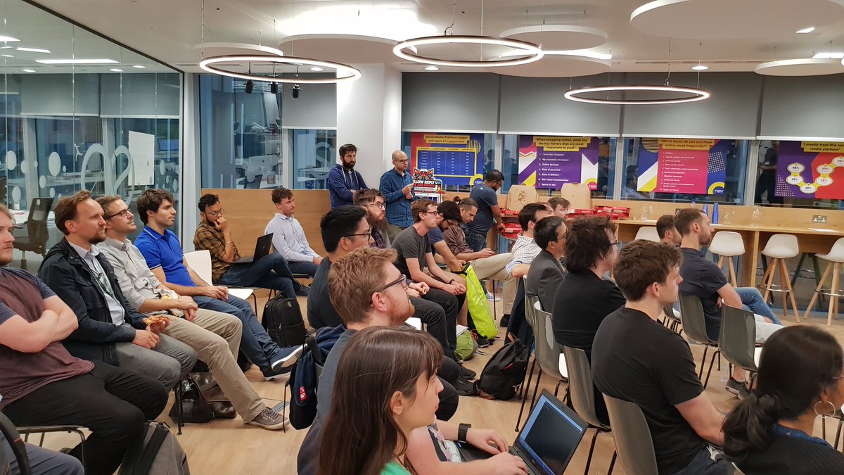kaxil's tweet image. The First @ApacheAirflow London Meetup was a great success :) 🎉 Two Awesome talks from 2 awesome speakers.
Thank you, speakers, @AshBerlin and @BenMarengo, all the attendees and our sponsors @datareplyuk for delicious pizzas 🍕🍕🍕 and a great venue.