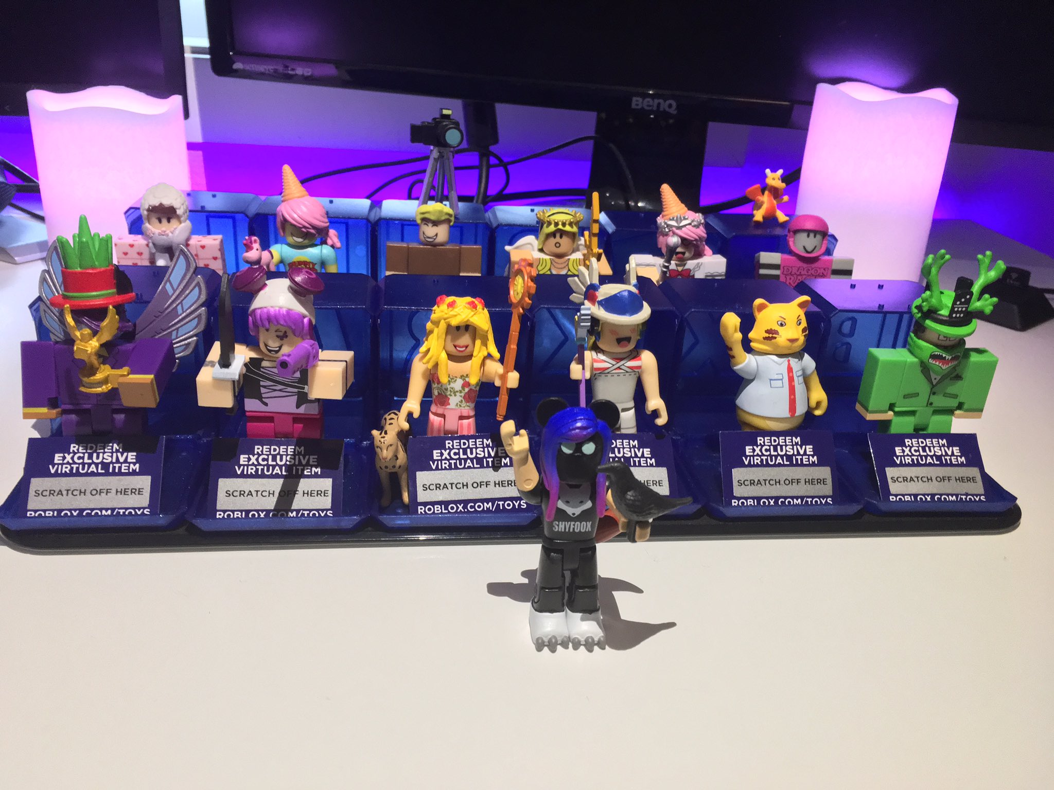 Shyfoox On Twitter I Bought A Lot Of Roblox Toys In Hope To Get A Duplicate Of Myself But Nope - roblox superhero toys
