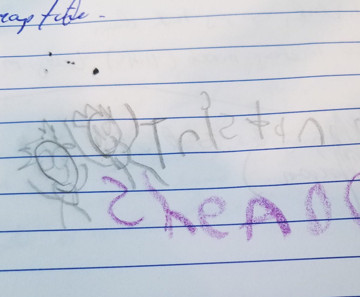 shealeyt22's tweet photo. This made by day! It's a thank you note and pic of me helping Tristan (a Kindergartener) with his math. #littlethingsmeanthemost
#makingmathgenuises https://t.co/FfMhubbvsd