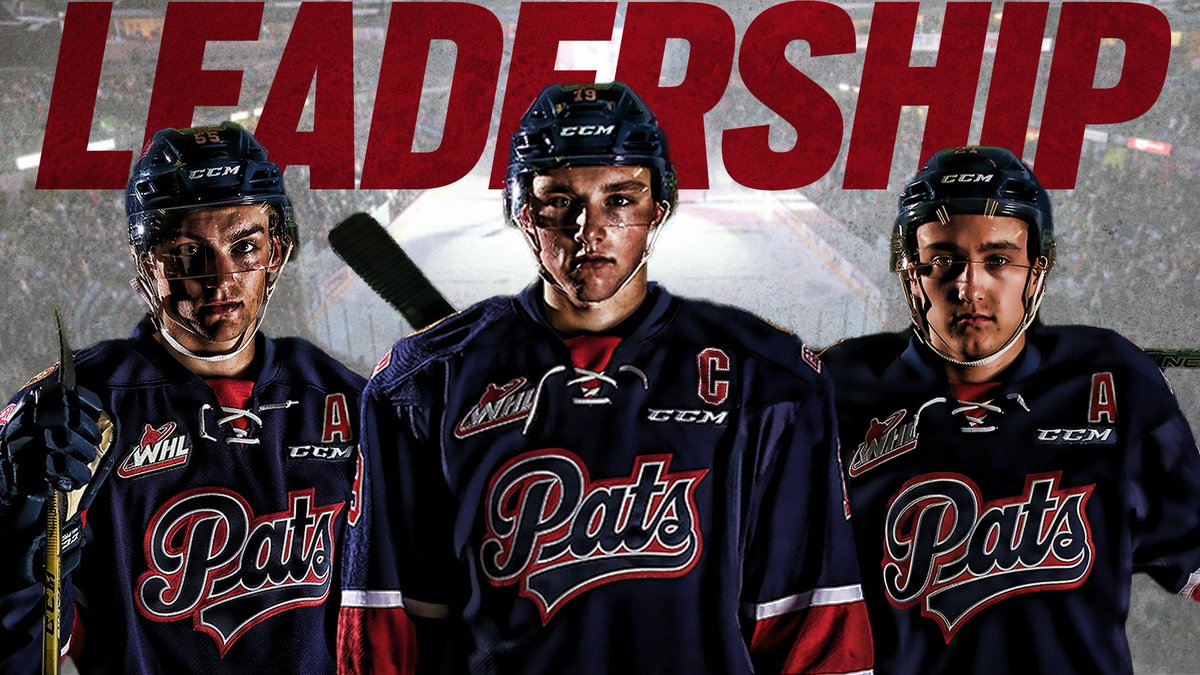 CAPTAINS! The Pats are proud to introduce Jake Leschyshyn, Nick Henry and Liam Schioler as their captains for the 2018-19 season! 

Details here: bit.ly/2DiZt9j

#JoinTheRegiment