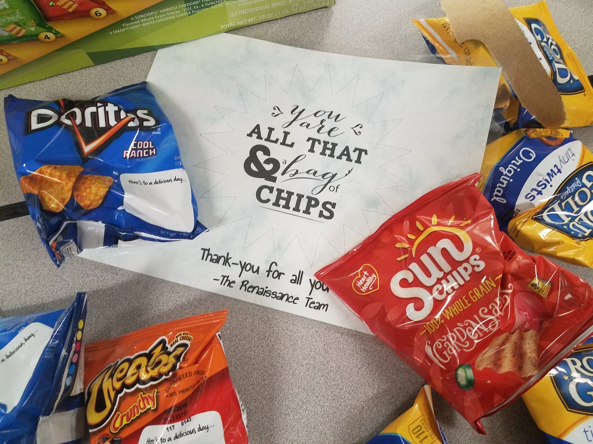 SFM Renaissance thinks that the @SFMsharks Staffulty is all that and a bag of chips! @J_Renaissance #staffulty #weallmatter #oneteamonedream #snacksmakeeverymeetingbetter #jostensrenaissance