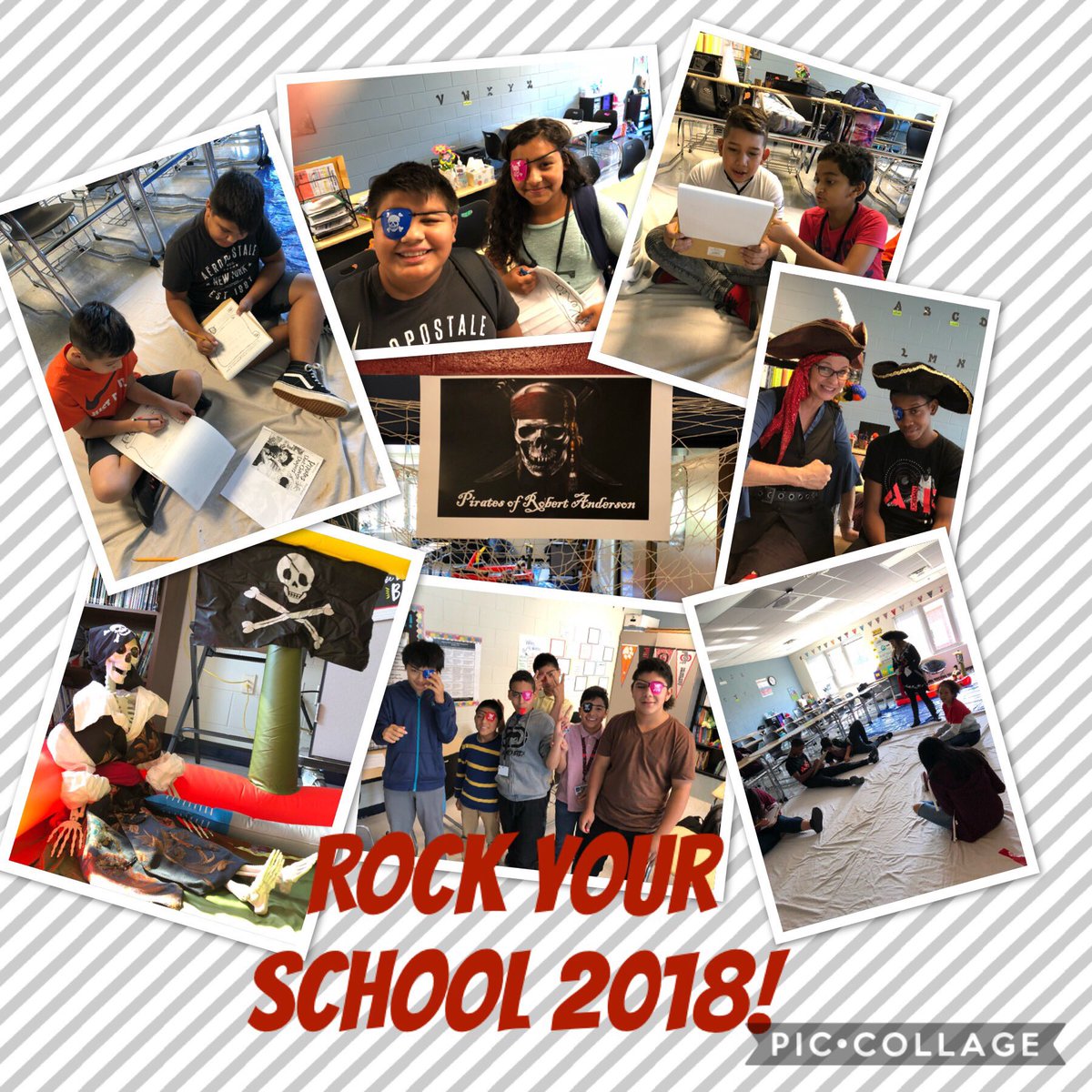 Our students had a great time reading and writing like pirates today! Learning made fun!@RAMiddle_RAMS 
#RAMSINSPIRE #ROCKYOURSCHOOL
<a href="/AllieMeaders/">Mrs. Allie Meaders</a>