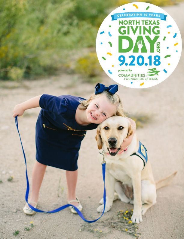 canineorg's tweet photo. Thank you to everyone who has given through #NTxGivingDay so far! Your donations make matches like this possible and give enhanced independence to a child or adult with a disability. There's still time to have your gift matched at https://t.co/4HB5QQub0V
#OneDayOneTeam https://t.co/acC5GiZBbm