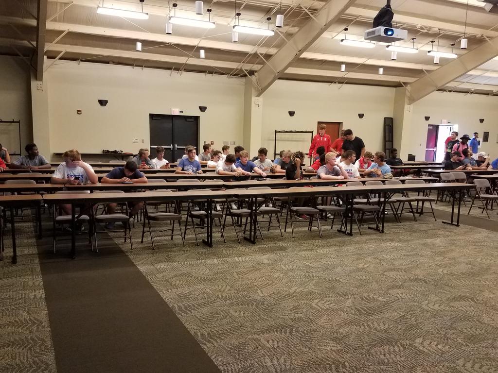 ileadnowElliot's tweet photo. #299th hazing presentation. This time it is to the Bixby OK football team. Got to change the culture in order to win big...in life. https://t.co/j9nD9fDry8