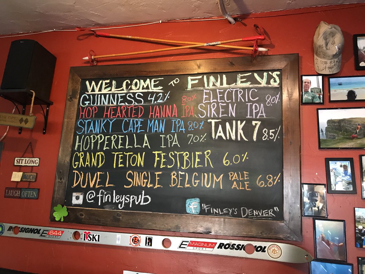 PubFinleys's tweet photo. @odd13brewing Tap Takeover at Finley’s pub! Great beer and food. #gabf2018 #GAFT #Odd13 #gastropub #DenverEats #WashPark https://t.co/Mee3skydKf