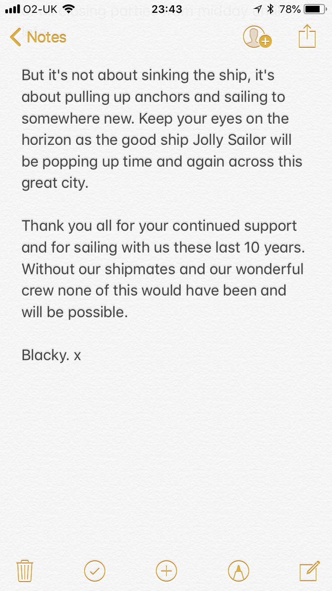Thejollysailor's tweet photo. 10 years and out... https://t.co/yd4WlkJBUH