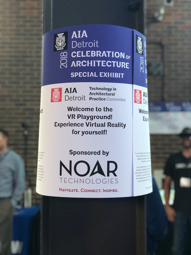 NOARtech's tweet photo. Proud to be a sponsor for #AIADET and tonight’s 2018 Celebration of Architects
#AIADET #NOARtech #CoAI8 https://t.co/L7sQKILIbC