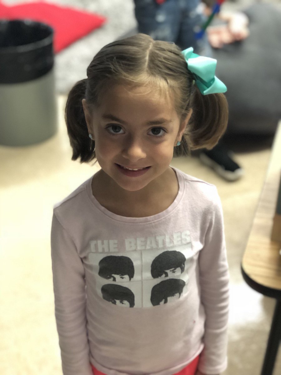 ashleethom1's tweet photo. After putting one of her pigtails back in “You’re like my mom but at school. You’re my school mom! No one can touch my hair today because it’s beautiful.” 😍 #PVK8 https://t.co/UVwklHveiB