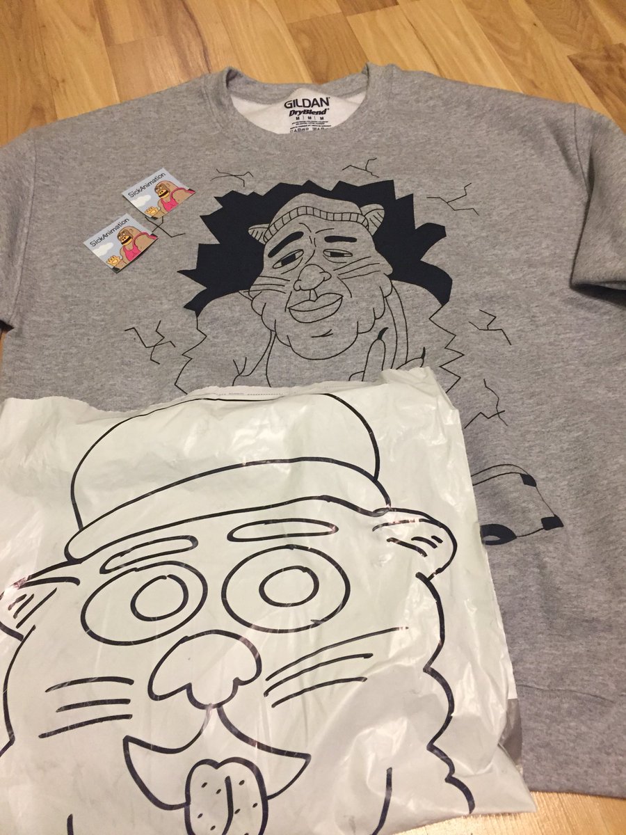PatGirot's tweet photo. @SickAnimation thanks for letting me smash and grab this hot merch 🙏🏻😤 https://t.co/j0z8Pm6VMf