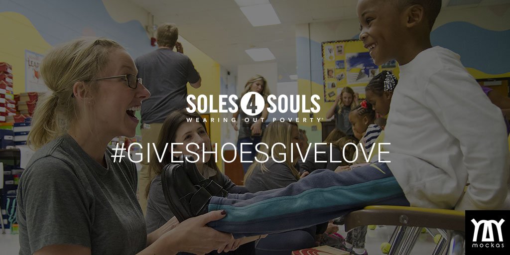 Have you heard?

For every five pairs of shoes backed on Kickstarter we will donate one pair to @Soles4Souls #GiveShoesGiveLove