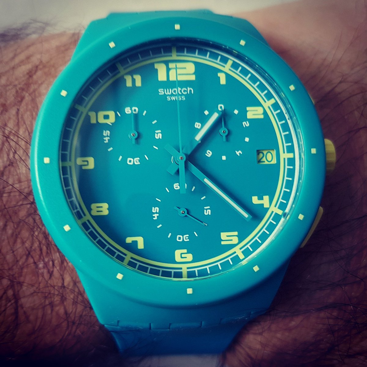 mate_cimarron's tweet image. #Swatch #AcidDrop SUSL400 #Quartz #Chronograph #Horology #Montres #Watch #watches #timepieces #timepiece #reloj #relojes #Time ►