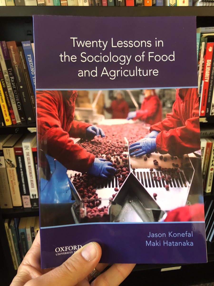 joshsbicca's tweet photo. Excited to see this great collection of chapters in print. If you teach anything related to sociology of food consider using this @OUPAcademic volume by Jason Konefal &amp; Maki Hatanaka. https://t.co/KVsJzlMEDs https://t.co/kUAB5xtI8p