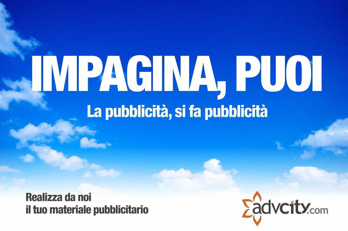 advcitycava's tweet photo. ++ Riconoscete questo #claim? ++
E se uno slogan facesse pubblicità alla pubblicità? La nuova campagna di #AdvCity rivisita le #headline più famose in chiave pubblicitaria. 

#LAPUBBLICITÀSIFAPUBBLICITÀ https://t.co/DGQfUwHwp1