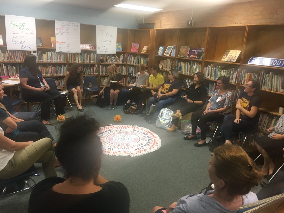 Our first @BeckerElem family circle focusing on community,  our values, and self-care! @2WardEquity #RPAustinISD #AISDEquity #i3EIR @AISDArea1Proud