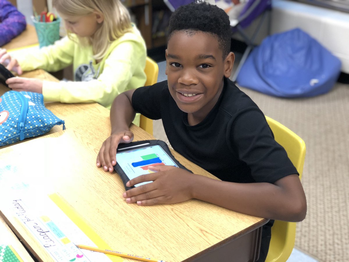 TechWithMatt's tweet photo. Had so much fun using @Seesaw activities with #3rdgrade students so they could show off their #graphing skills, record questions about their graph, and respond to each other #math #ESinnovate #LifeReady #EdTech #ESmath #Communication https://t.co/W36U1iFKeO